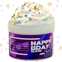 SlimeWorks  Purple "Happy Birthday!" Slime