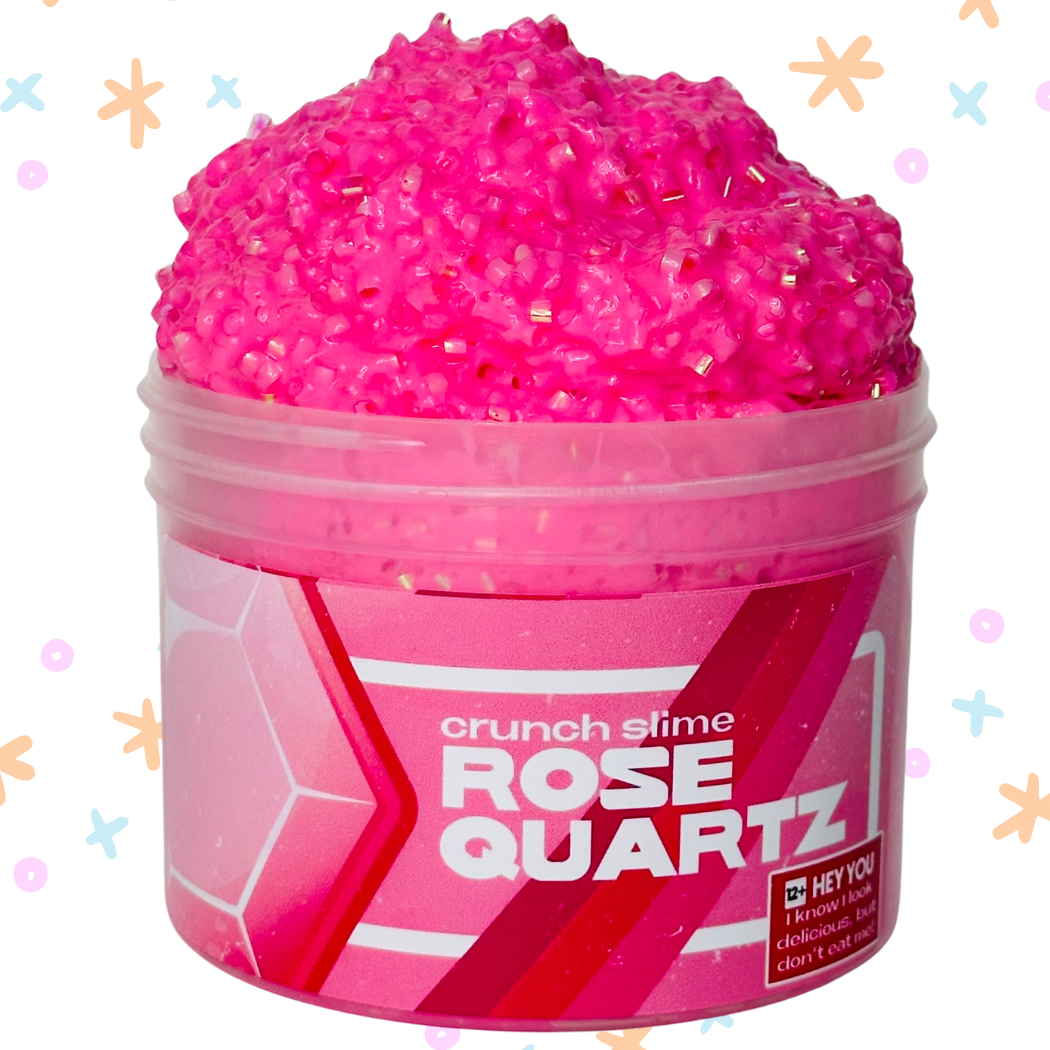 SlimeWorks  Rose Quartz Crunch Slime