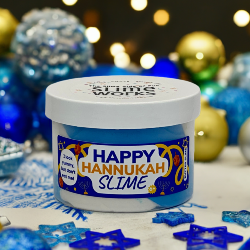 SlimeWorks  Happy Hannukah Slime