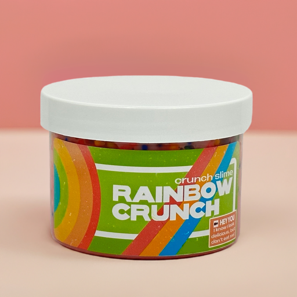 SlimeWorks  Rainbow Crunch Crunchy Slime